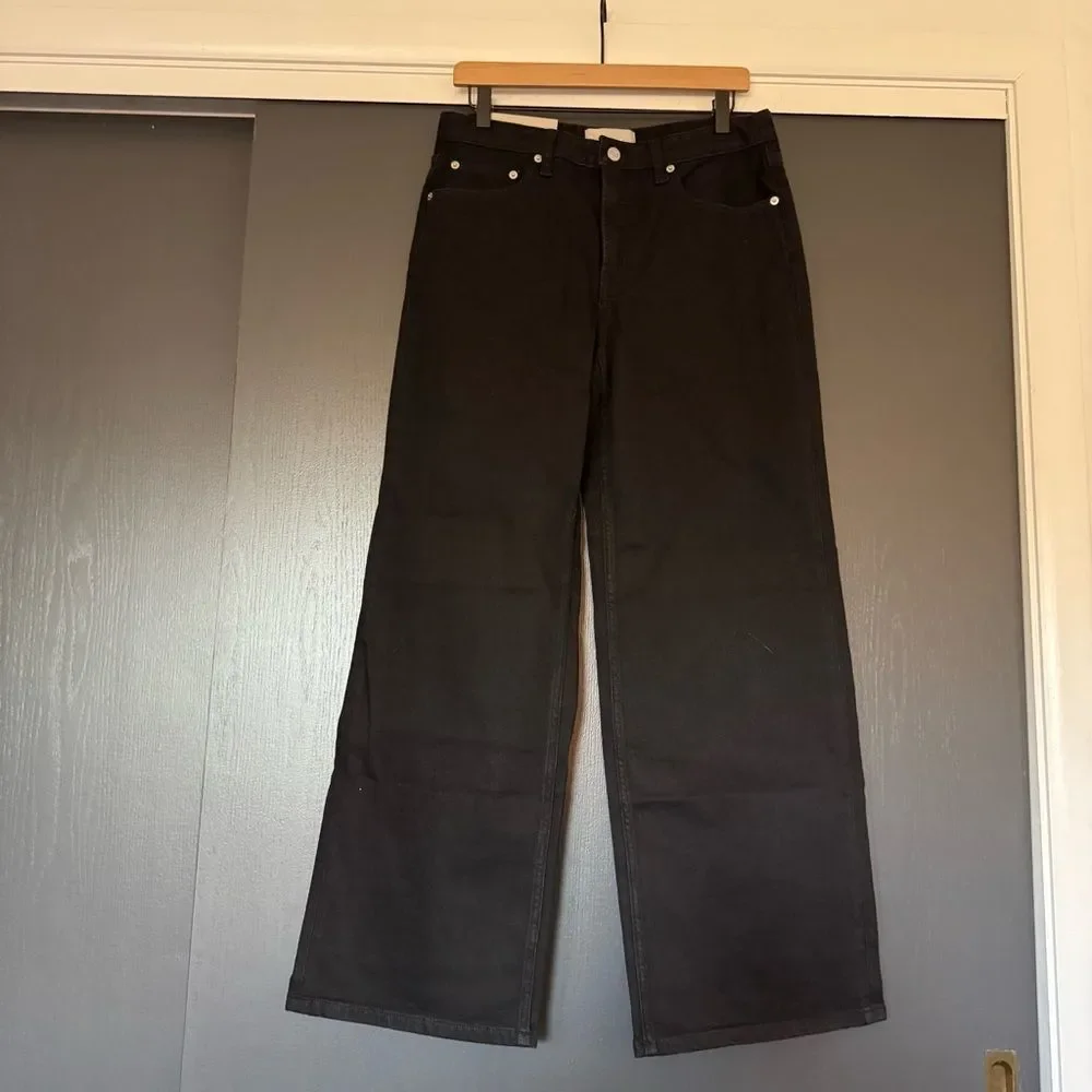 NWT Everlane Mid Way Jean Washed Black sz 28